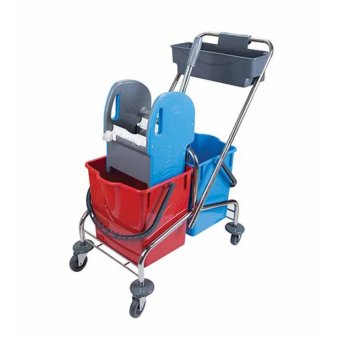 ÇİFT  KOVALI TEMİZLİK ARABASI (CK 757)