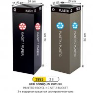 1885 2’Lİ GERİ DÖNÜŞÜM KUTUSU