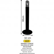 1619 DEKORATİF BOYALI YUVARLAK KÜLLÜK