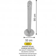 1621 304 KALİTE PASLANMAZ DEKORATİF KÜLLÜK