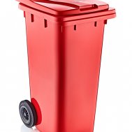 240 LT ÇÖP KONTEYNERİ KIRMIZI