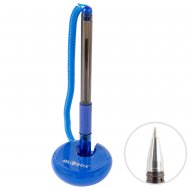 Globox 1032 Zincirli Tükenmez Vezne Kalemi 1 mm Çelik Uçlu Mavi