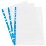 Leitz 4700 A4 Delikli Kristal Şeffaf Poşet Dosya 100'lü Paket