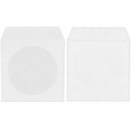 Cd Zarf 1.Hamur Pencereli 90 gr 12.5 cm x 12.5 cm 100'lü Paket