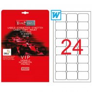 Tanex Tw-2024 Şeffaf Etiket 64 mm x 34 mm