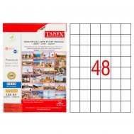 Tanex Tw-2348 Kırmızı Etiket 35 mm x 35 mm